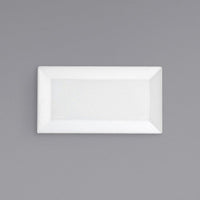 Front Of The House - 11" x 6" Porcelain Kyoto Plate, Pack of 12 - DAP055WHP23