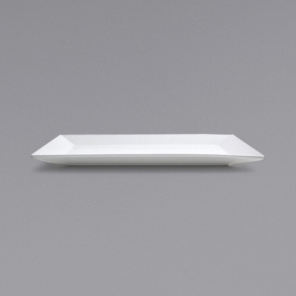 Front Of The House - 13" x 7" Porcelain Kyoto Plate, Pack of 6 - DDP000WHP22