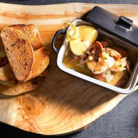 Front Of The House - 16 oz Rectangle Kiln Black Ovenware Dish, Pack of 12 - DBO137BKC23