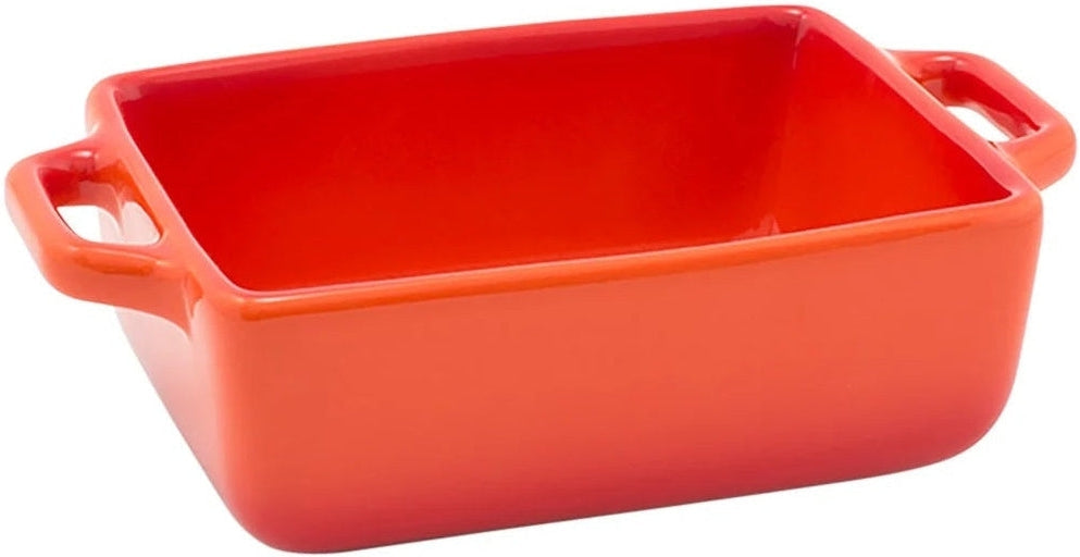 Front Of The House - 16 oz Rectangle Kiln Blood Orange Ovenware Dish, Pack of 12 - DBO137ORC23