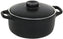Front Of The House- 7 oz Black Round Kiln Ovenware Dish With Lid, Pack of 12 - DBO134BKC23 - DISCONTINUED