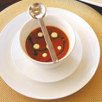 Front Of The House - 7.5" Bright White Coupe Round Porcelain Plate, Pack of 12 - DSP018WHP23