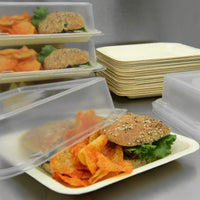 Front Of The House - 8" Square Servewise Plate Cover, Pack of 200 - DCV025CLT28