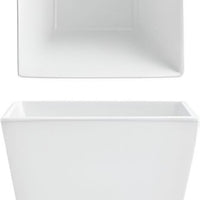 Front Of The House - Kyoto 14 oz Bright White Tall Square Porcelain Bowl, Pack of 12 - DBO098WHP23