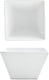 Front Of The House - Kyoto 16 oz Bright White Tall Square Porcelain Bowl, Pack of 6 - DBO085WHP22