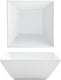 Front Of The House - Kyoto 17 oz Bright White Square Porcelain Bowl, Pack of 12 - DBO034WHP13
