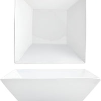 Front Of The House - Kyoto 60 oz Bright White Tall Square Porcelain Bowl, Pack of 2 - BBO006WHP10