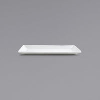 Front Of The House - Kyoto 9" x 5" Bright White Rectangular Porcelain Plate, Pack of 12 - DAP001WHP23
