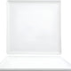Front Of The House - Mod 12" Bright White Square Porcelain Plate, Set of 4 - DOS005WHP21