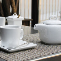 Front Of The House - Mod 6 Oz Bright White Porcelain Creamer, Pack of 12 - TCS004WHP23