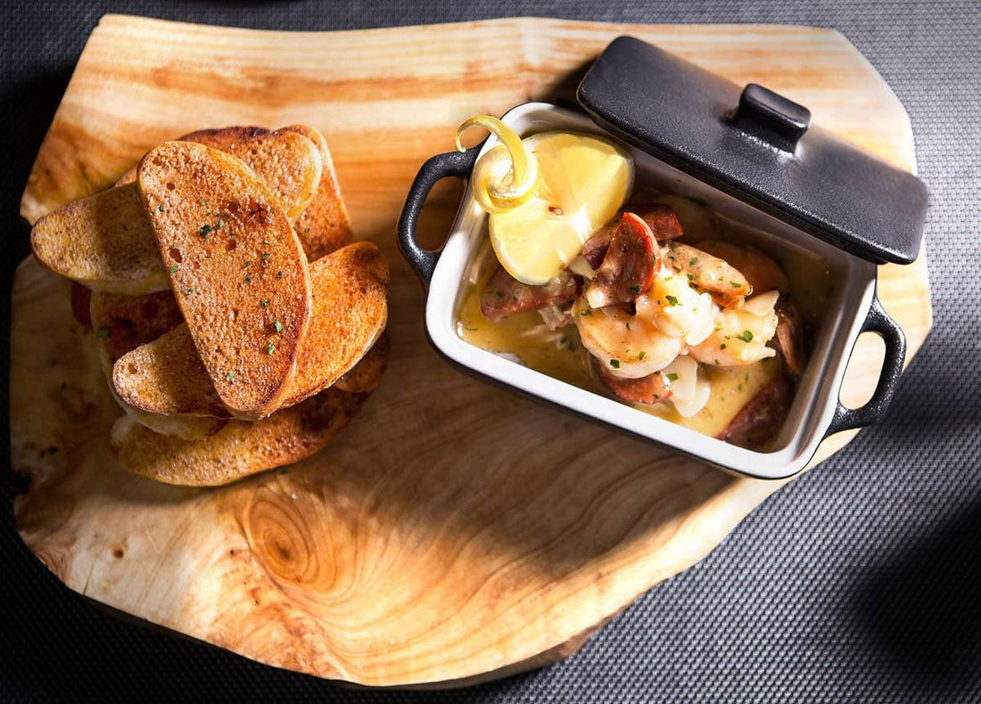 Front Of The House - ROOT 16" x 10" Natural Wood Serving Board, Pack of 2 - SPT046NAW20