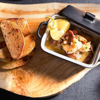 Front Of The House - ROOT 16" x 10" Natural Wood Serving Board, Pack of 2 - SPT046NAW20