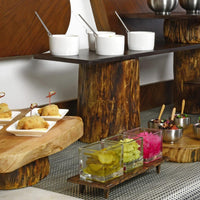 Front Of The House - ROOT 16" x 10" Natural Wood Serving Board, Pack of 2 - SPT046NAW20