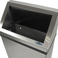 Frost Products - 13 Gallon Wall-Mounted Stainless Steel Waste Receptacle - 303NL