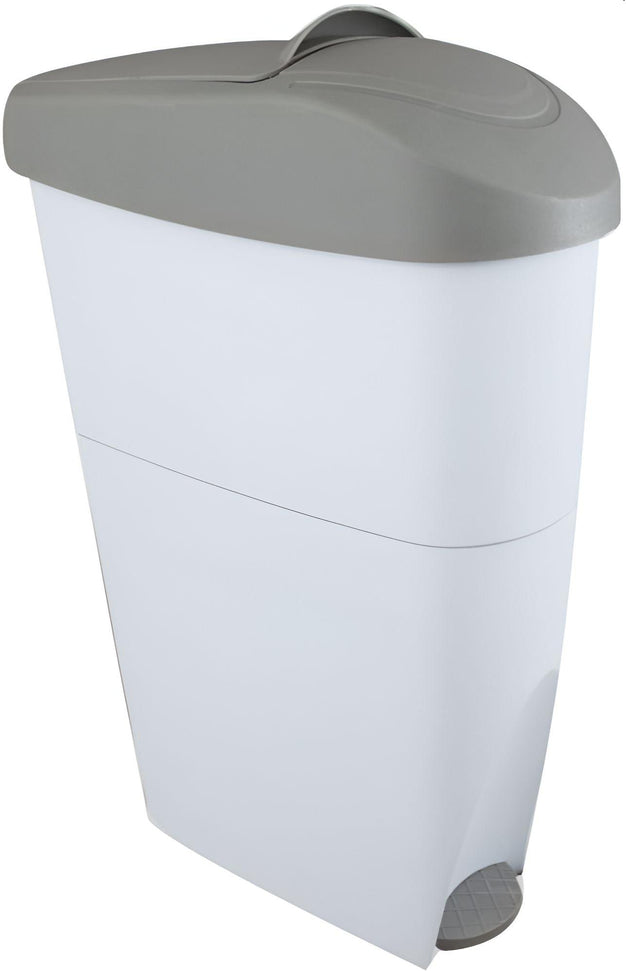 Frost Products - Metal White Feminine Napkin Disposal Bin - FR620