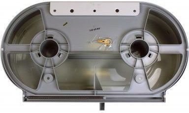 Frost Products - White Metal Double Jumbo Roll Tissue Dispenser - 170 (Special Order Item)