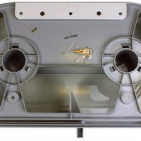 Frost Products - White Metal Double Jumbo Roll Tissue Dispenser - 170 (Special Order Item)