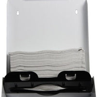 Frost Products - White MultiFold And "C" Fold Universal Paper Towel Dispenser, 700ft/rl, 24rl/cs - 105