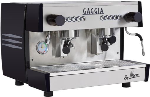 Gaggia Milano - La Nera 2 Groups Compact 120V Espresso Machine - MGH192NU