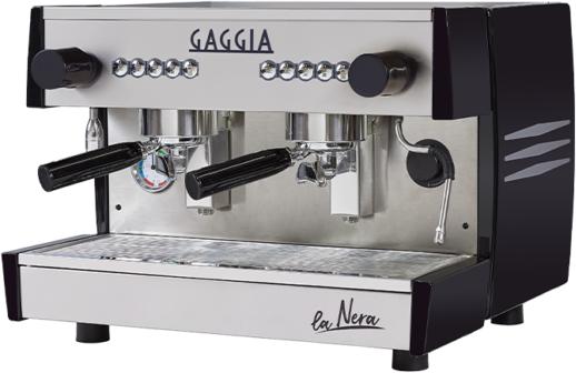 Gaggia Milano - La Nera 2 Groups Compact 120V Espresso Machine - MGH192NU