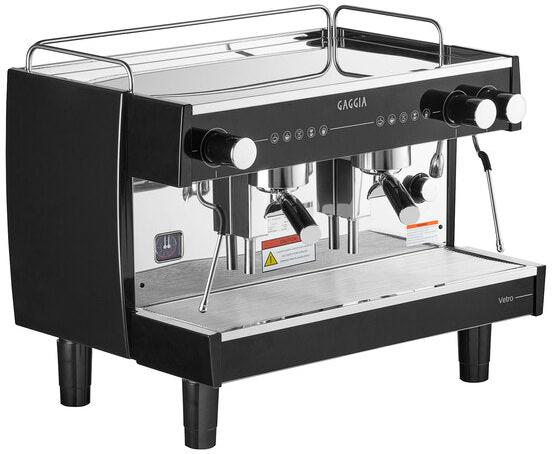 Gaggia Milano - Vetro Black 2 Group Automatic 220V Tall Espresso Machine - MGV292NTPU