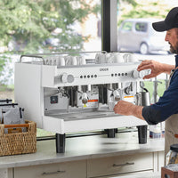 Gaggia Milano - Vetro White 2 Group Automatic 220V Espresso Machine - MGV292HPU