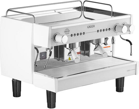 Gaggia Milano - Vetro White 2 Group Automatic 220V Espresso Machine - MGV292HPU