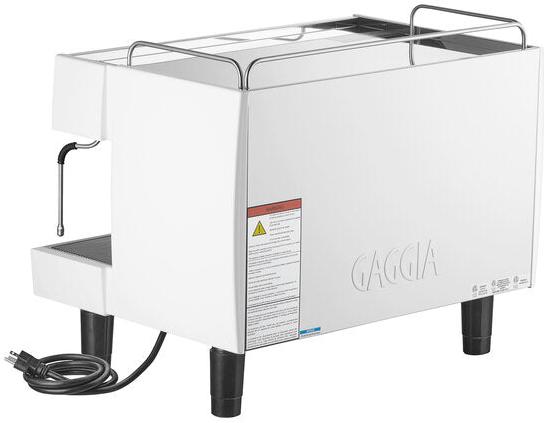 Gaggia Milano - Vetro White 2 Group Automatic 220V Tall Espresso Machine - MGV292HTPU
