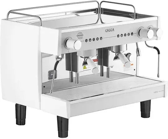 Gaggia Milano - Vetro White 2 Group Automatic 220V Tall Espresso Machine - MGV292HTPU