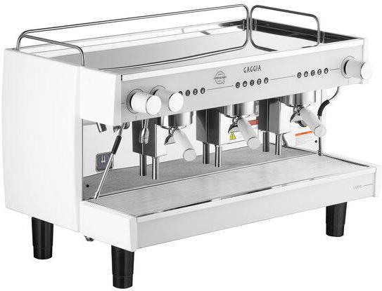 Gaggia Milano - Vetro White 3 Group Automatic 220V Tall Espresso Machine - MGV293HTPU