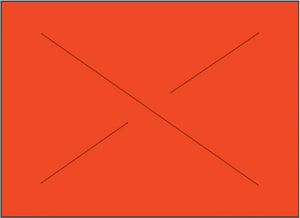 Garvey - Red Blank Two-Line Cross-Cut Pricemarker Label, 20/cs - 2216-07040