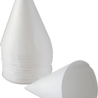Genpak - 4 Oz Cone Paper Cups, Pack of 200 - W4F