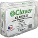 Genpak - 5.84" x 6.25" x 2.88" Clover Large Sandwich Clear Plastic Hinged Container,400/Cs - CLX225-CL