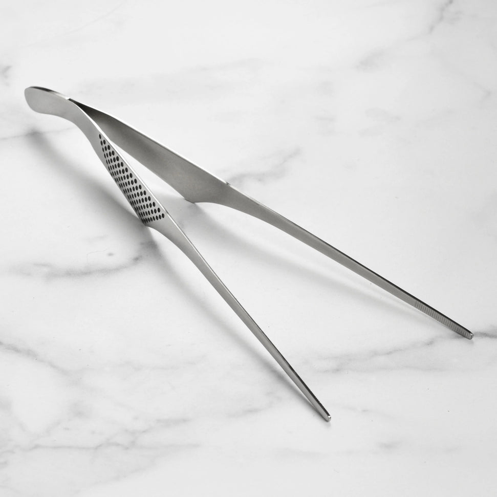 Global - 11.5" Chef's Precision Plating Tweezers/Tongs - 71GS107