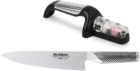 Global - 2 PC Starter Set (G2 Chef's Knife, G91SB Sharpener) - 71G291SB