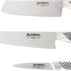 Global - 3 Piece Knife Set 8" Cook's Knife (G2) - 5.5" Vegetable Knife (GS5) - & 3" Peeling Knife (GSF15) - G2515