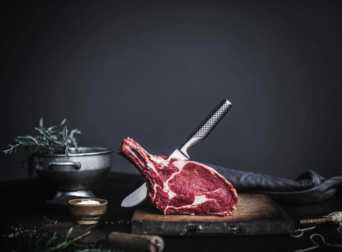 Global - 6.5" Stainless Steel Forged Butcher Knife - 71GF27