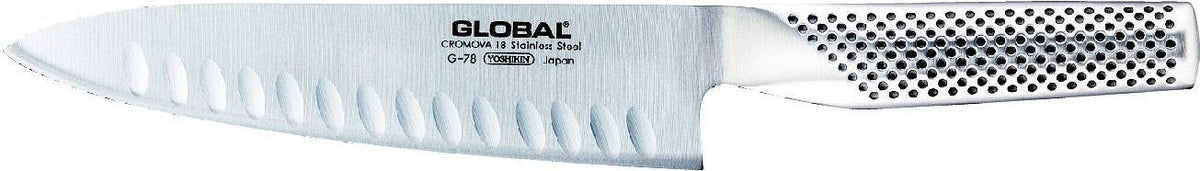 Global - 7" Fluted Cook's Knife - G78