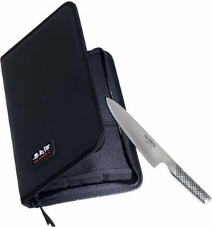 Global - 7 Pockets Hard Knife Case with Zipper - G66607
