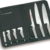 Global - 7 Pockets Hard Knife Case with Zipper - G66607