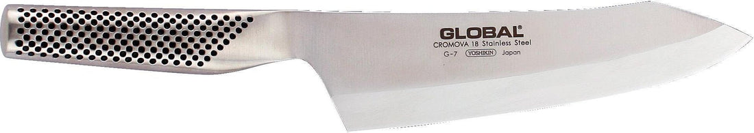 Global - 7" Right-Hand Oriental Butcher/Deba Knife - G7