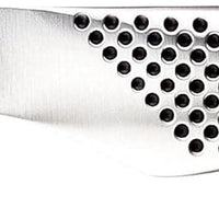Global - GS Series 5" Stainless Steel Hollow Ground Fluted Santoku Knife (13 cm) - GS90