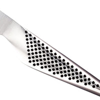 Global - GS Series 5" Stainless Steel Hollow Ground Fluted Santoku Knife (13 cm) - GS90