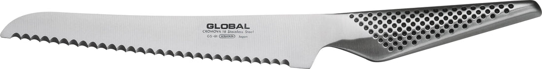 Global - GS Series 6.5" Stainless Steel Bagel/Sandwich Knife (16 cm) - GS61