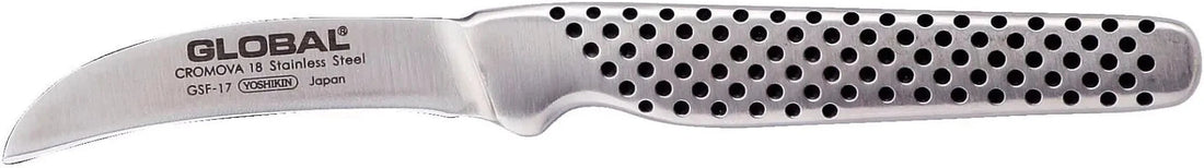 Global - GSF Series 2.5" Stainless Steel Curved Blade Forged Peeling Knife (6 cm) - GSF17