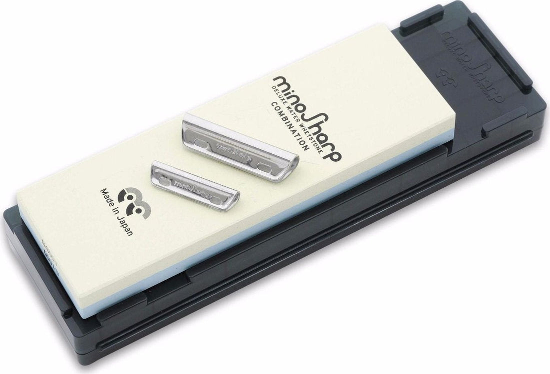 Global - MinoSharp Medium-Super Fine Deluxe Whetstone Kit - 472