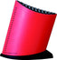 Global - Red Ship Shape Knife Block with Dots Holds 10 PC - GKB52CR