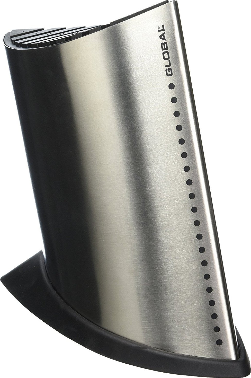Global - Stainless-Steel Ship-Shape Knife Block with Dots Holds 10 PC - GKB52