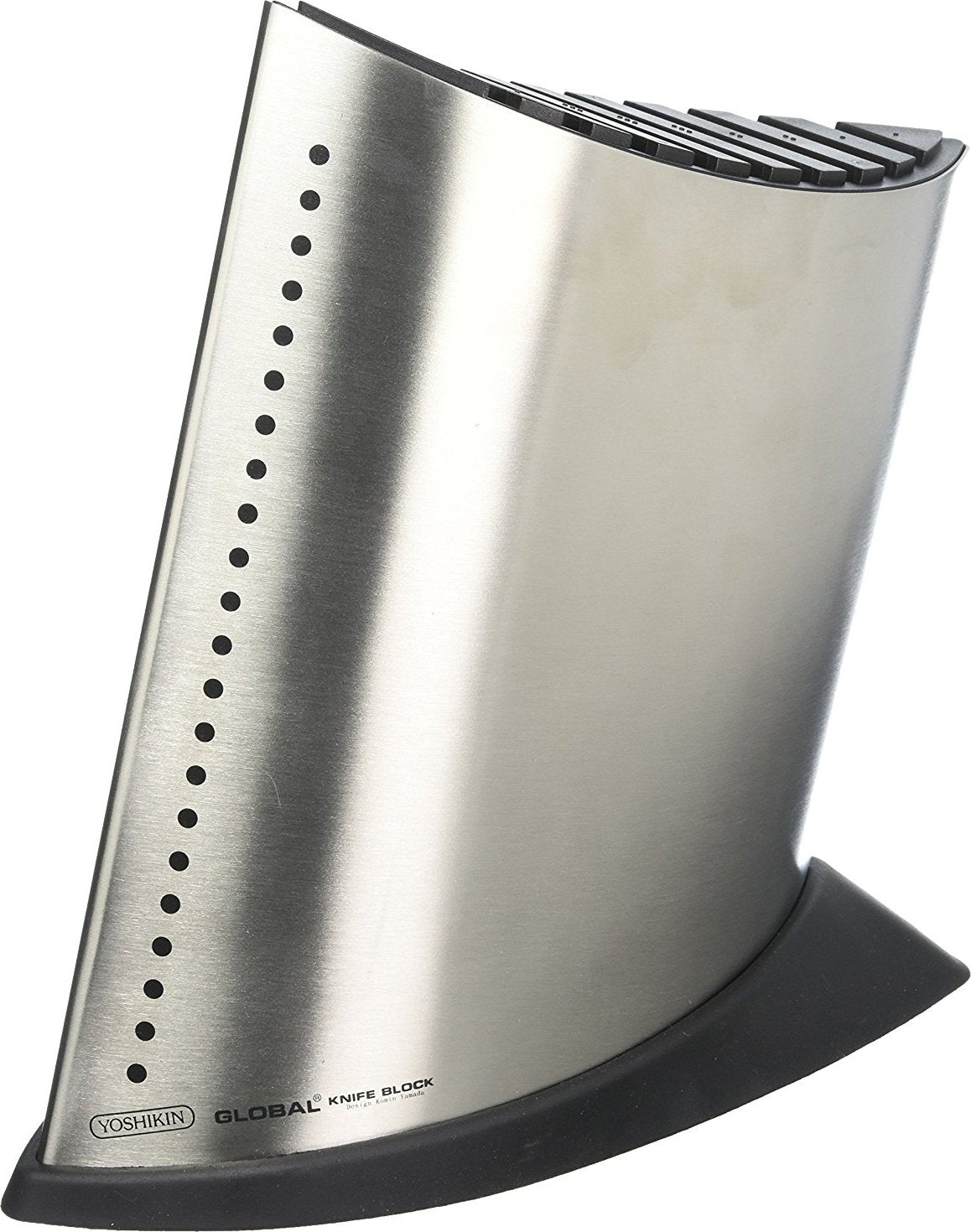 Global - Stainless-Steel Ship-Shape Knife Block with Dots Holds 10 PC - GKB52
