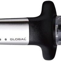 Global - Water Sharpener with Black Handle and White Dots - G91BW